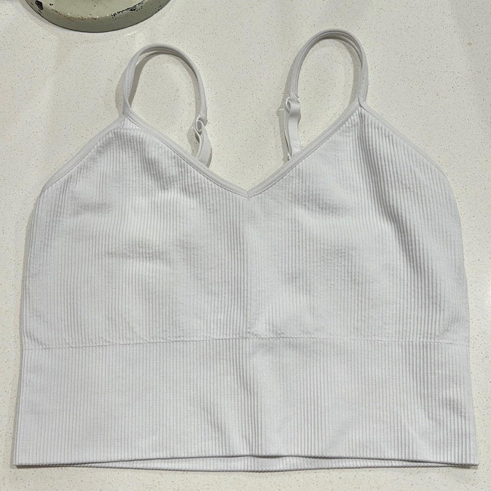 White bralette